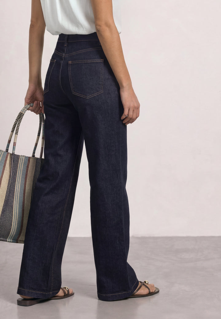 QR Style Emee Wide Leg,hw,rins, Rinse Soft Washed 18054 Bild 4