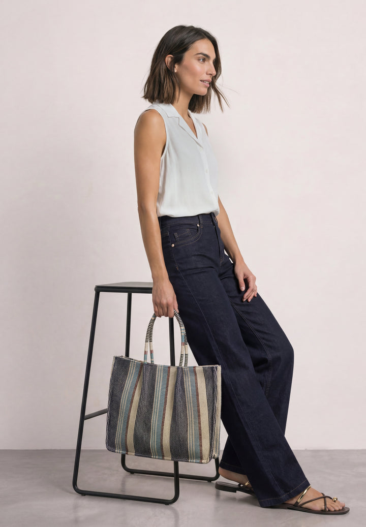 QR Style Emee Wide Leg,hw,rins, Rinse Soft Washed 18054 Bild 5