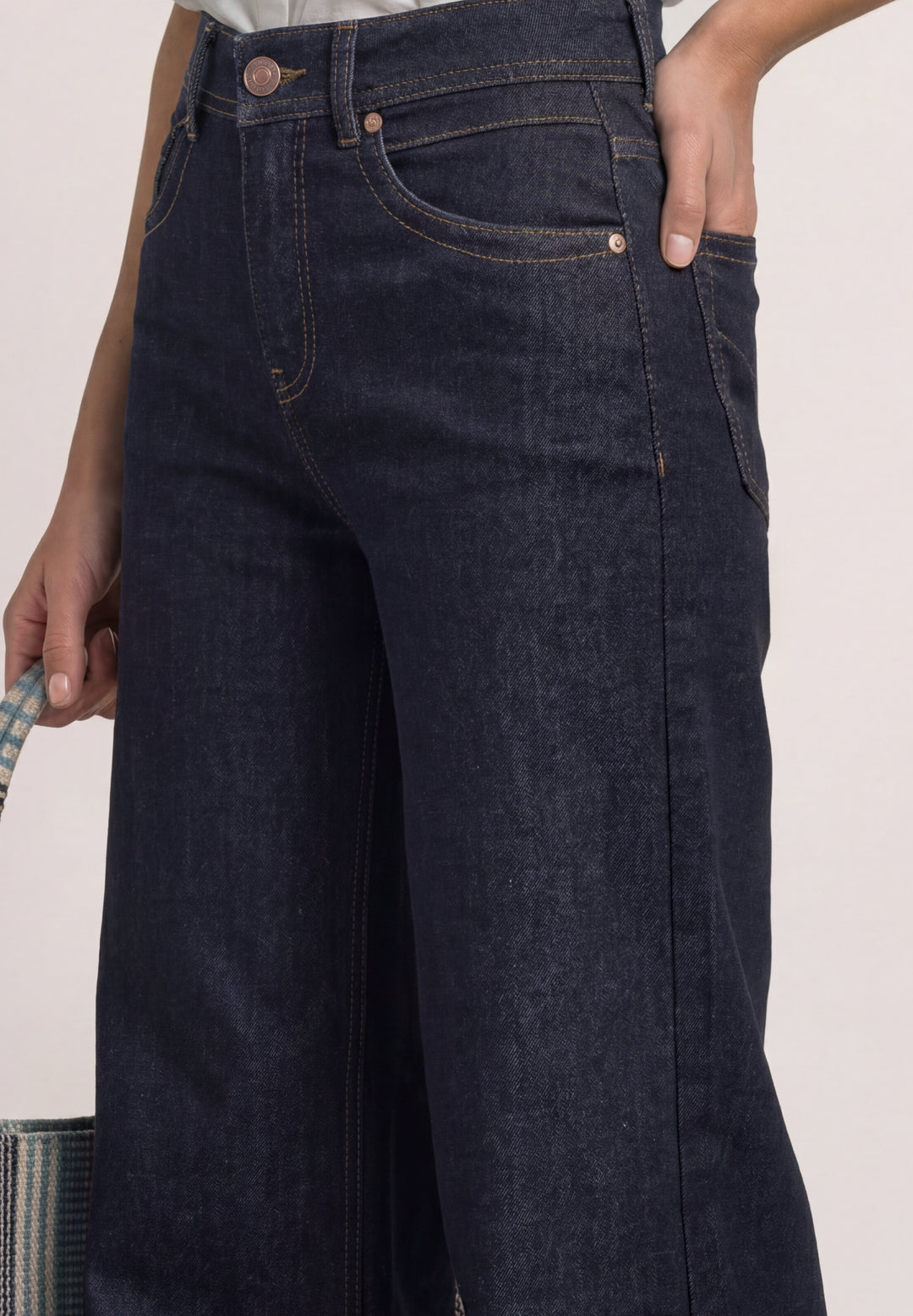 QR Style Emee Wide Leg,hw,rins, Rinse Soft Washed 18054 Bild 6