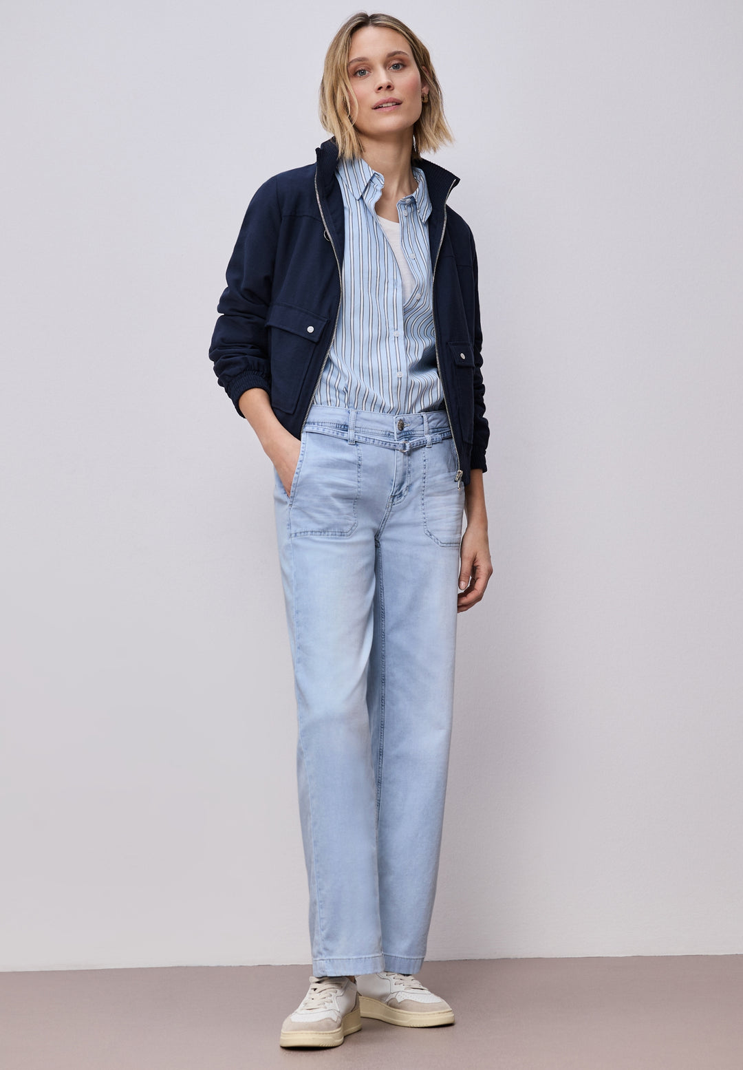 QR Style Emee Wide Leg,mw,blea, ultra bleached wash 17682 Bild 5