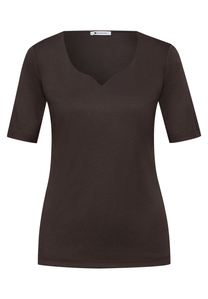 QR Style heart neck Ada 1/2 sl, espresso brown 17276 Bild 1