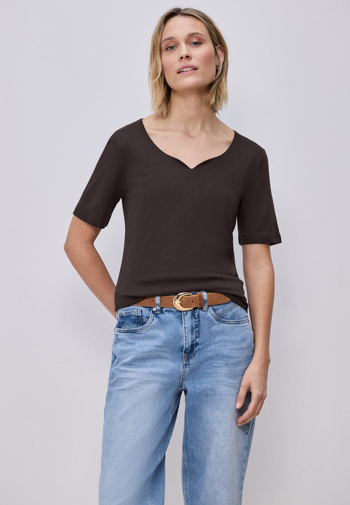 QR Style heart neck Ada 1/2 sl, espresso brown 17276 Bild 5