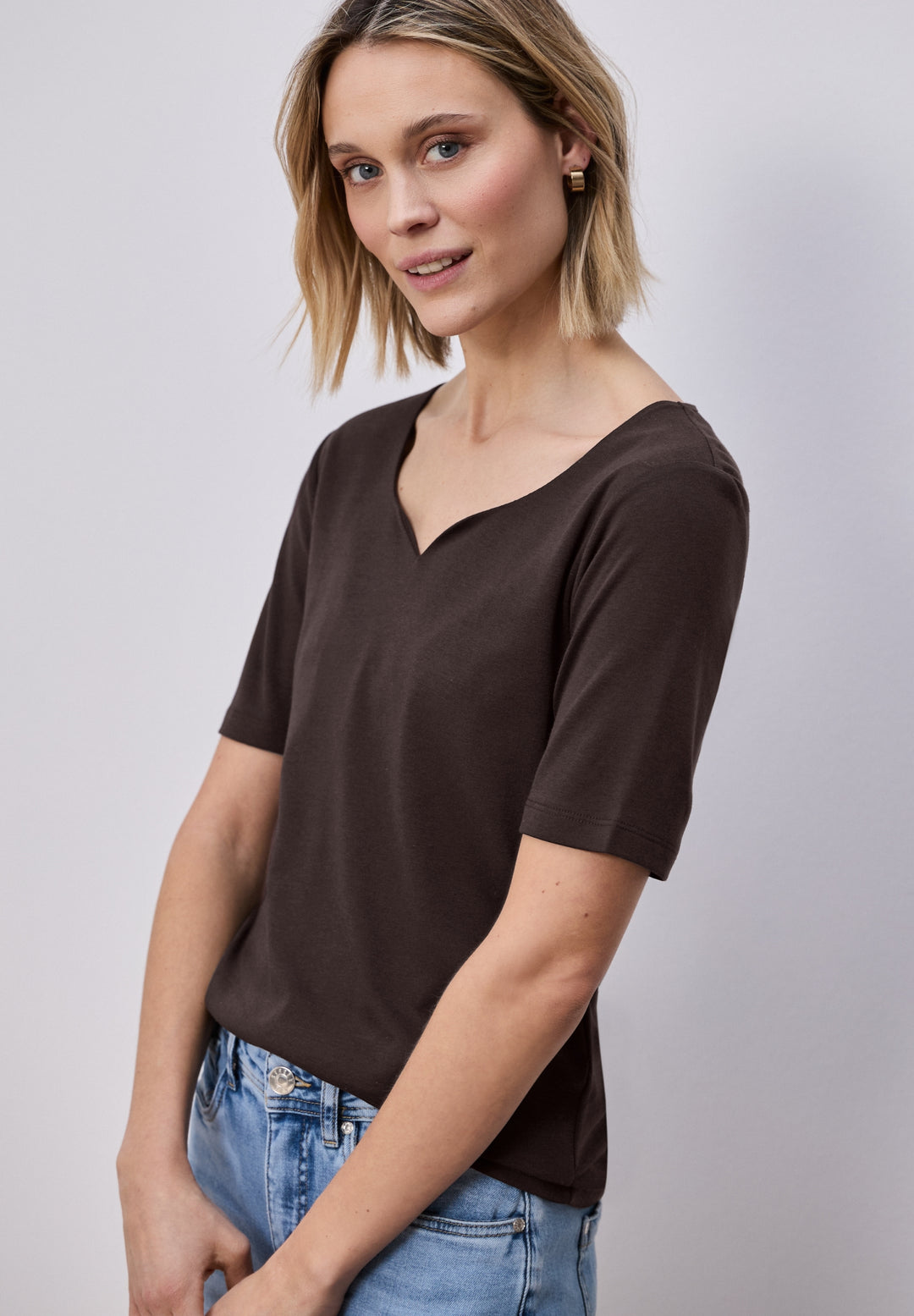 QR Style heart neck Ada 1/2 sl, espresso brown 17276 Bild 6