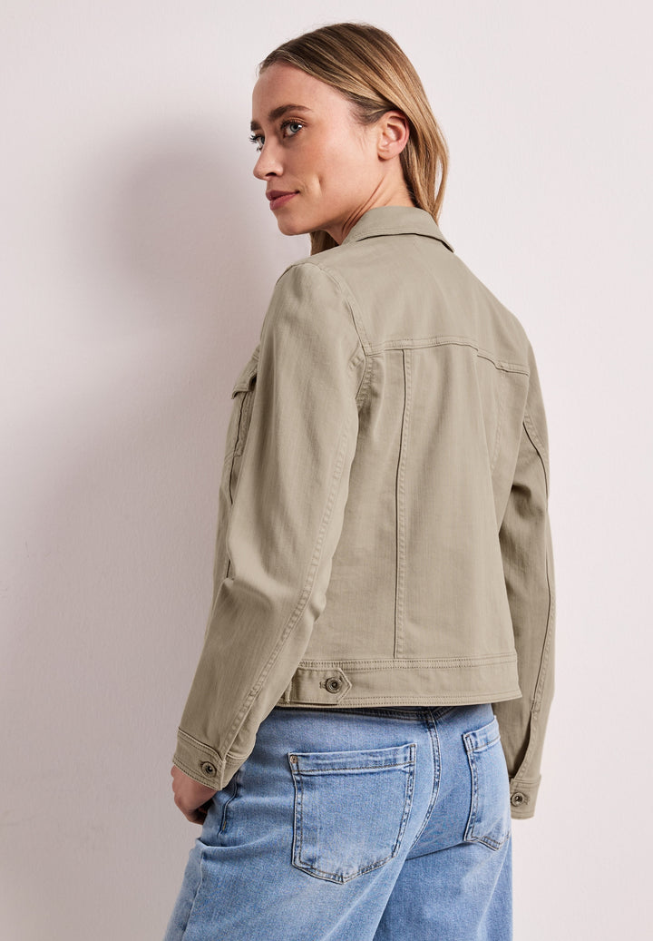 QR Style Jacket,beige washed, Beige Washed 17789 Bild 4