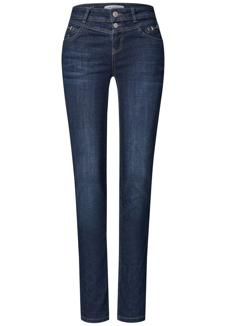 QR Style Jane,deco,mw,dark blu, Dark Blue Soft Washed 18051 Bild 1