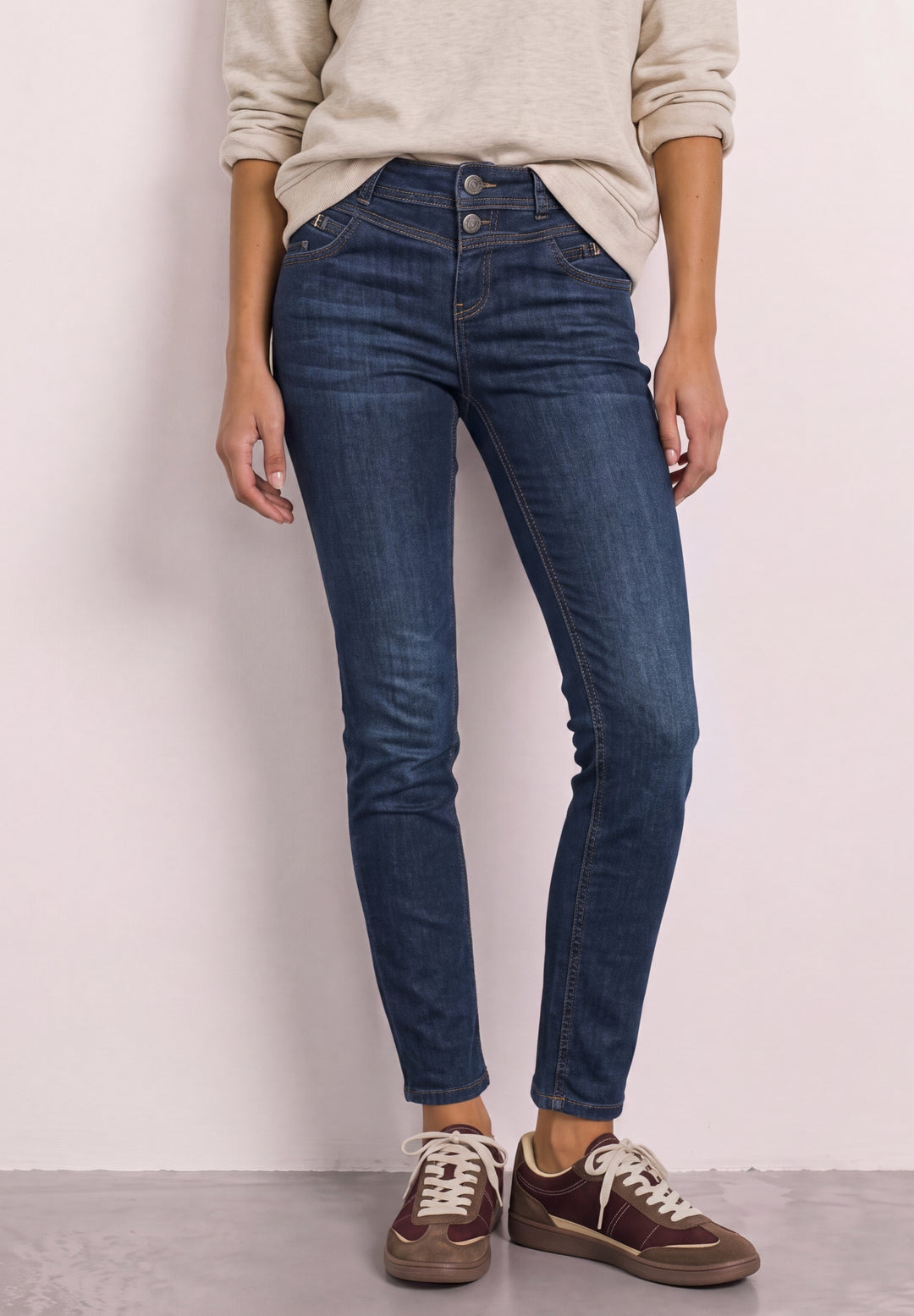 QR Style Jane,deco,mw,dark blu, Dark Blue Soft Washed 18051 Bild 3