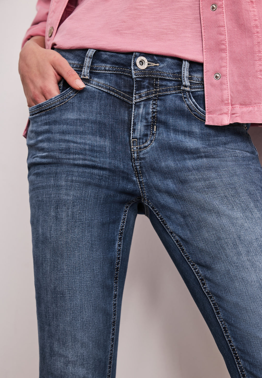 QR Style Jane,mw,dark blue, authentic dark blue wash 17684 Bild 6