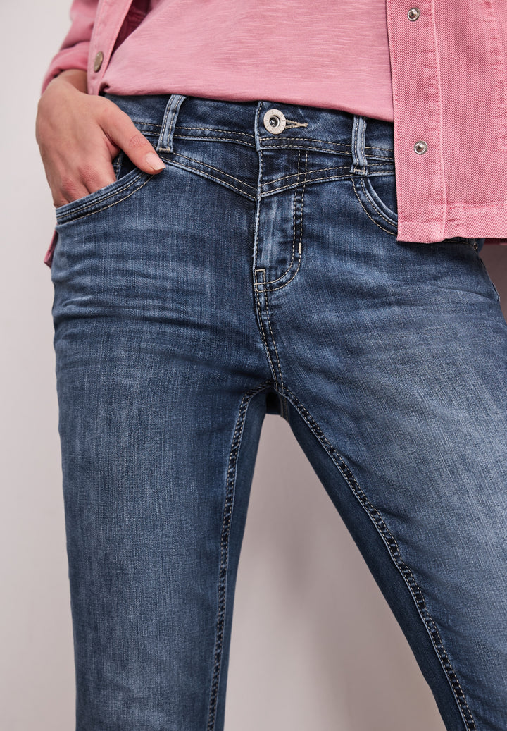 QR Style Jane,mw,dark blue, authentic dark blue wash 17684 Bild 6