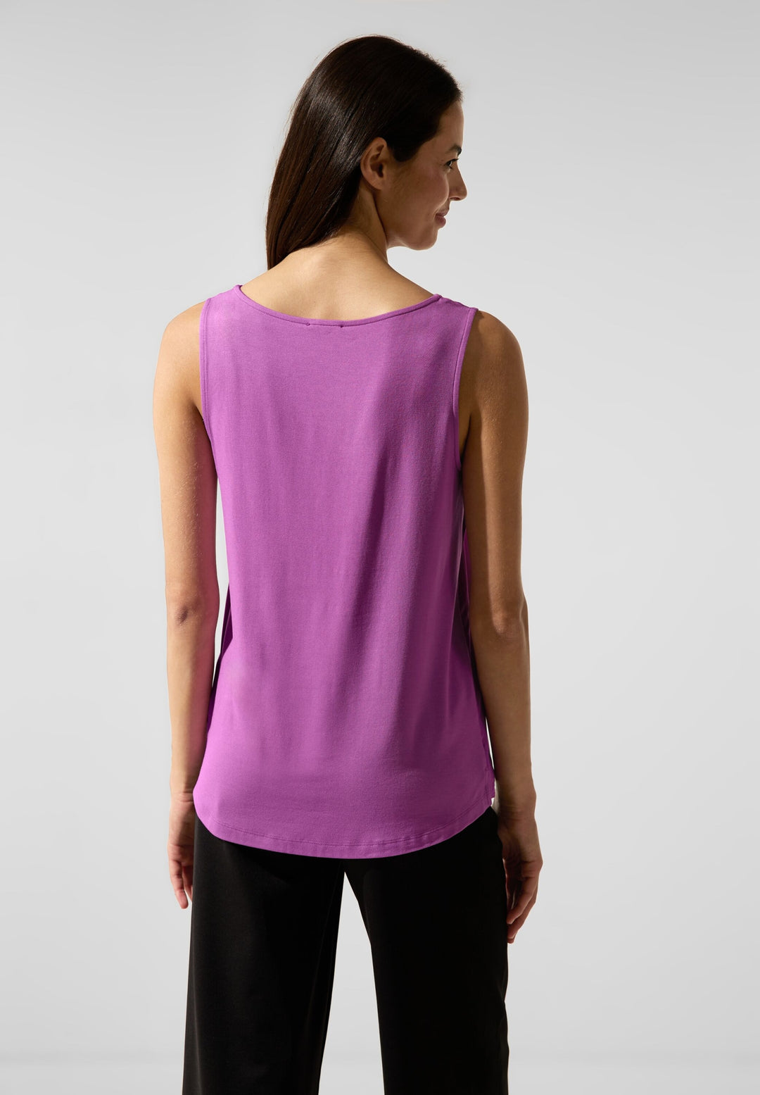 satin look top, meta lilac 15141 Bild 3