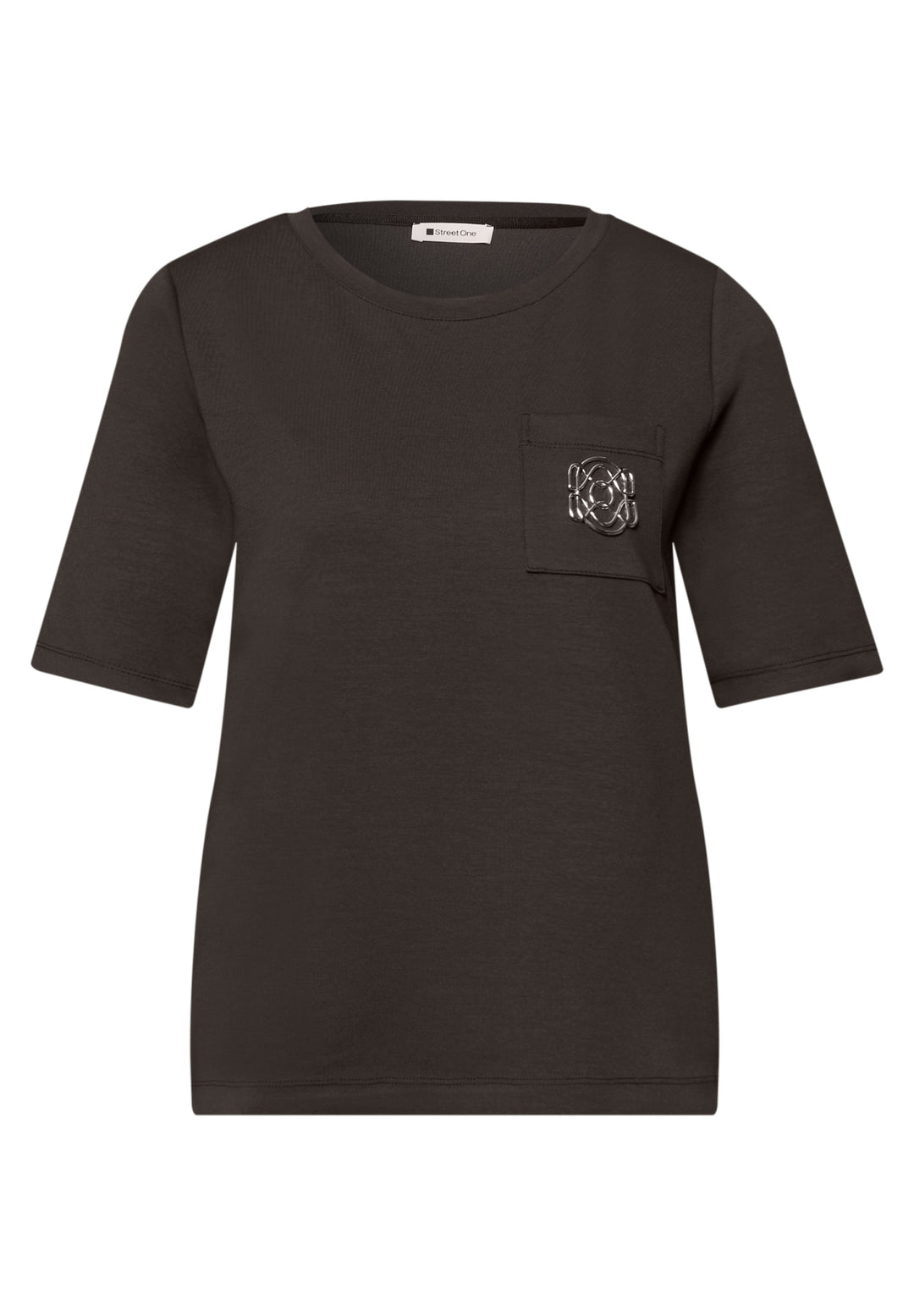shirt w.deco detail, espresso brown 17276 Bild 1