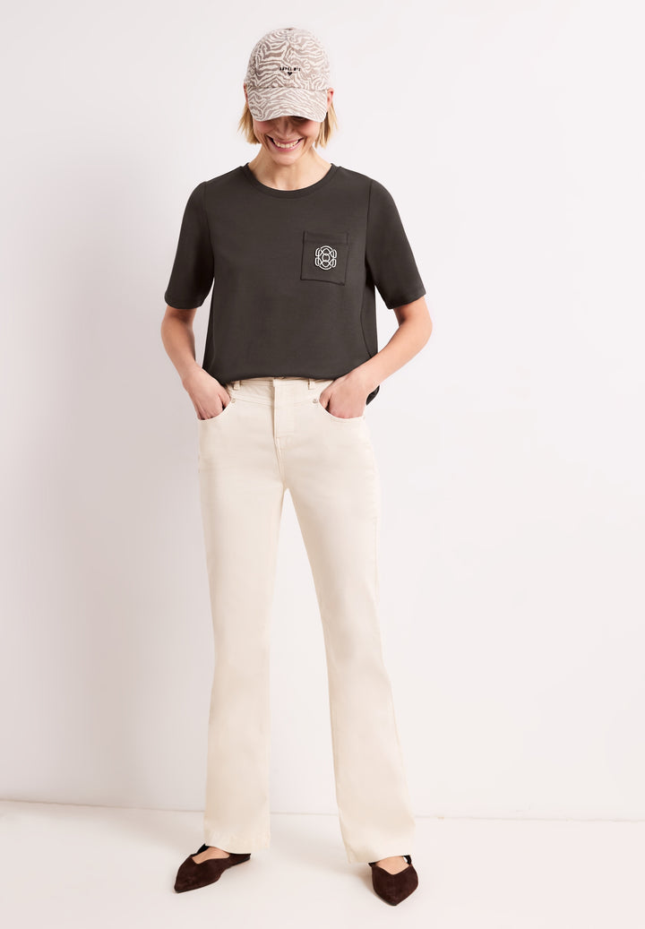 shirt w.deco detail, espresso brown 17276 Bild 5