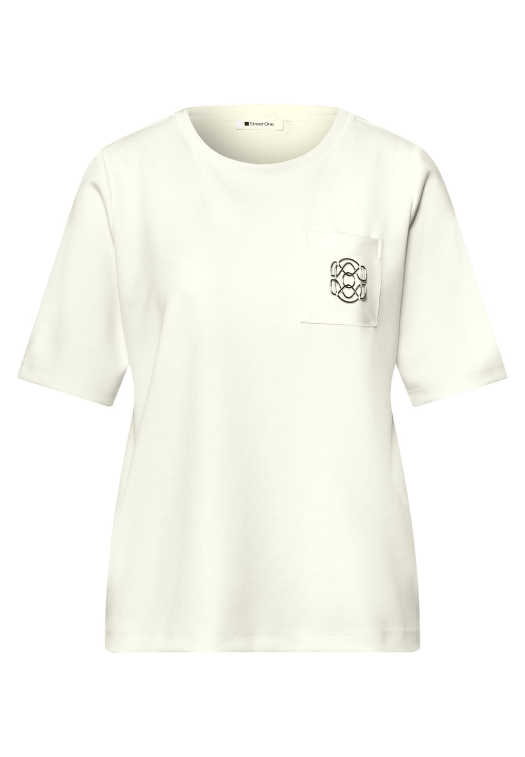 shirt w.deco detail, off white 10108 Bild 1