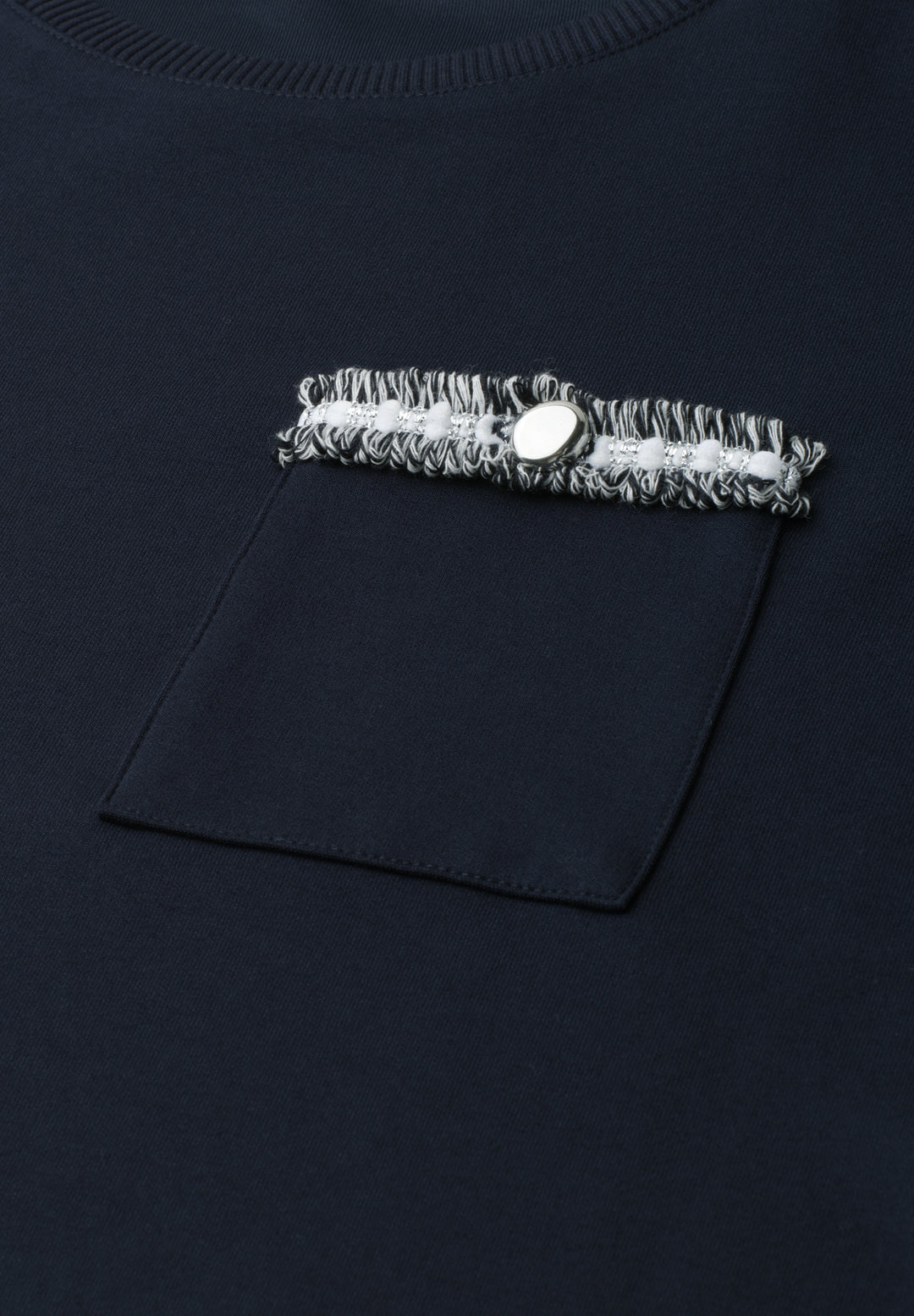 shirt w.deco tape at pocket, darkest blue 17915 Bild 2
