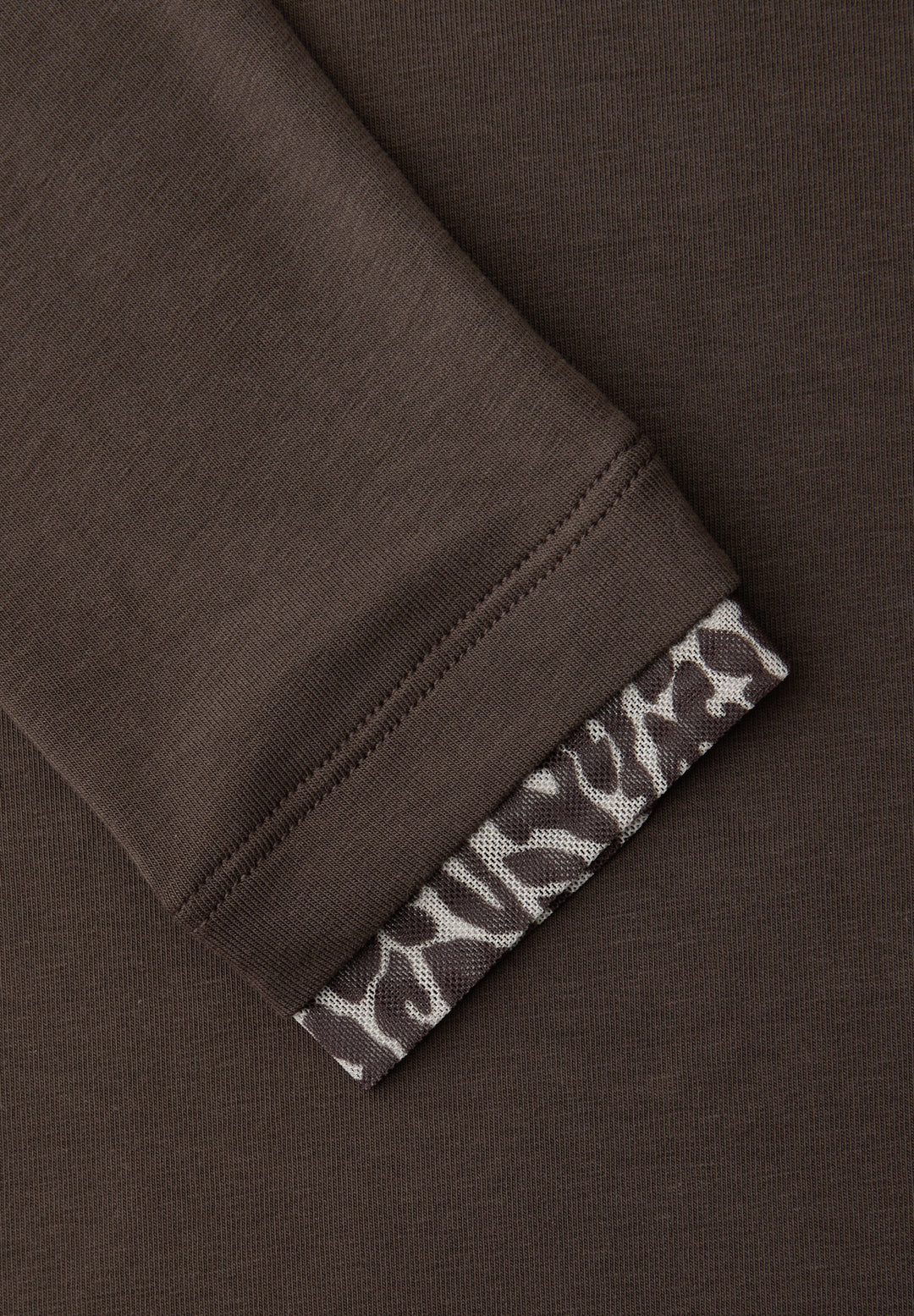 shirt w.printed mesh cuffs, molten earth 17516 Bild 2