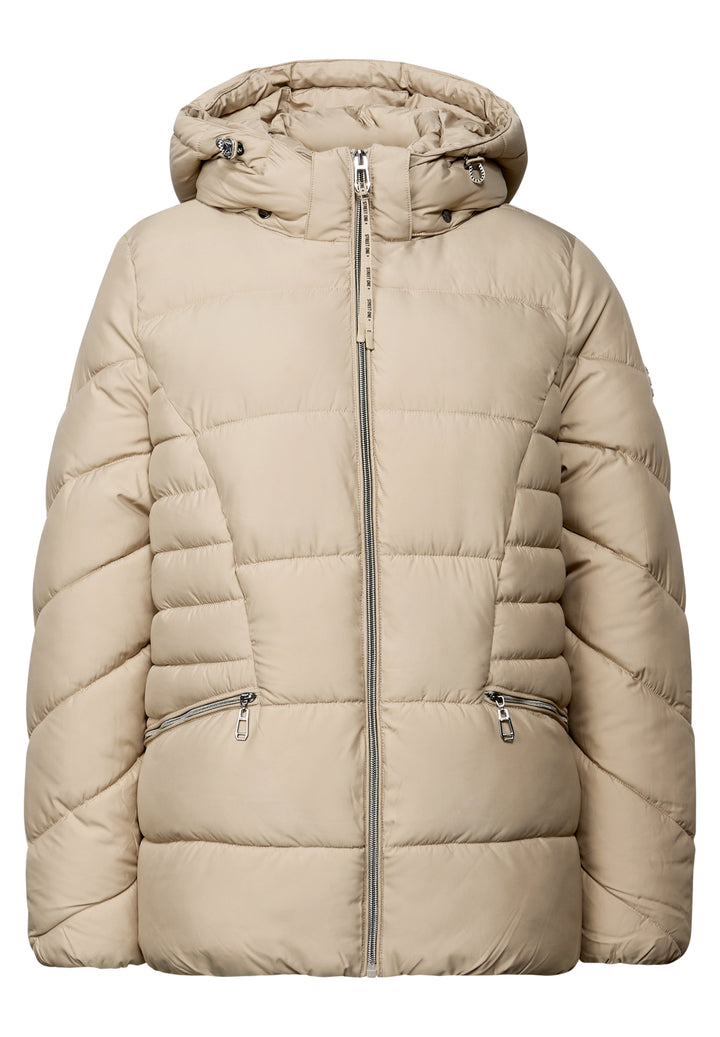 Short Padded Jkt, Smooth Champagne 16631 Bild 1