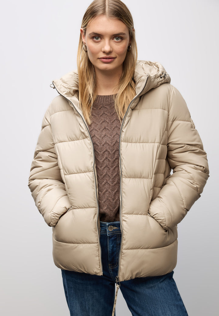 Short Padded Jkt, Smooth Champagne 16631 Bild 5