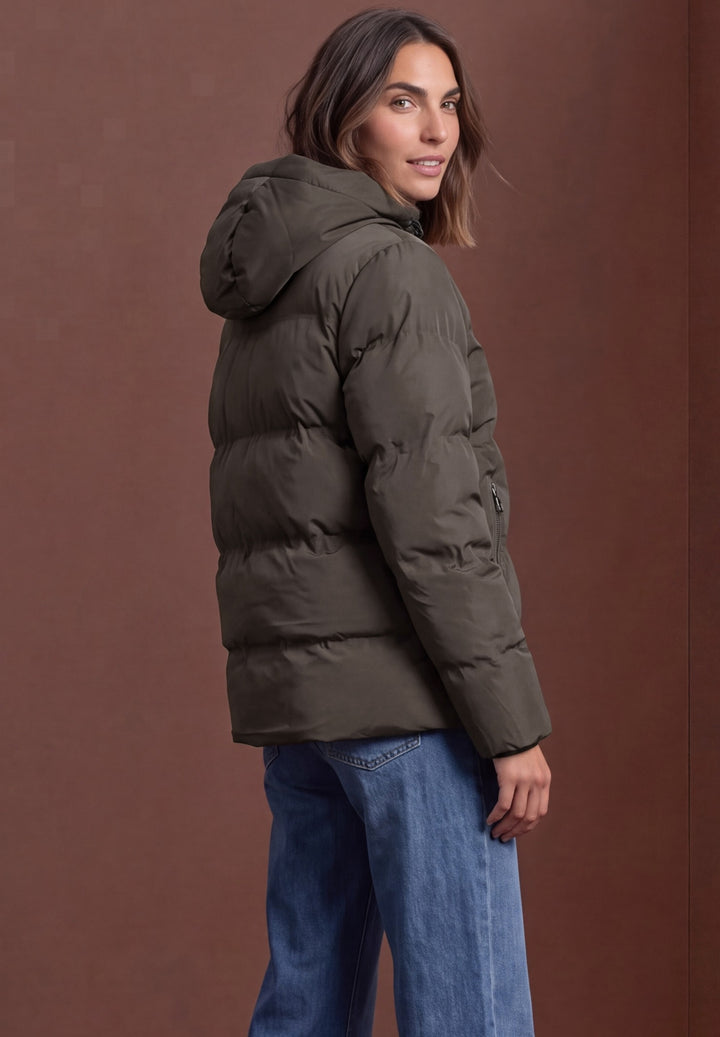 Short Padded Jkt w. Glued Quil, auburn brown 17111 Bild 4