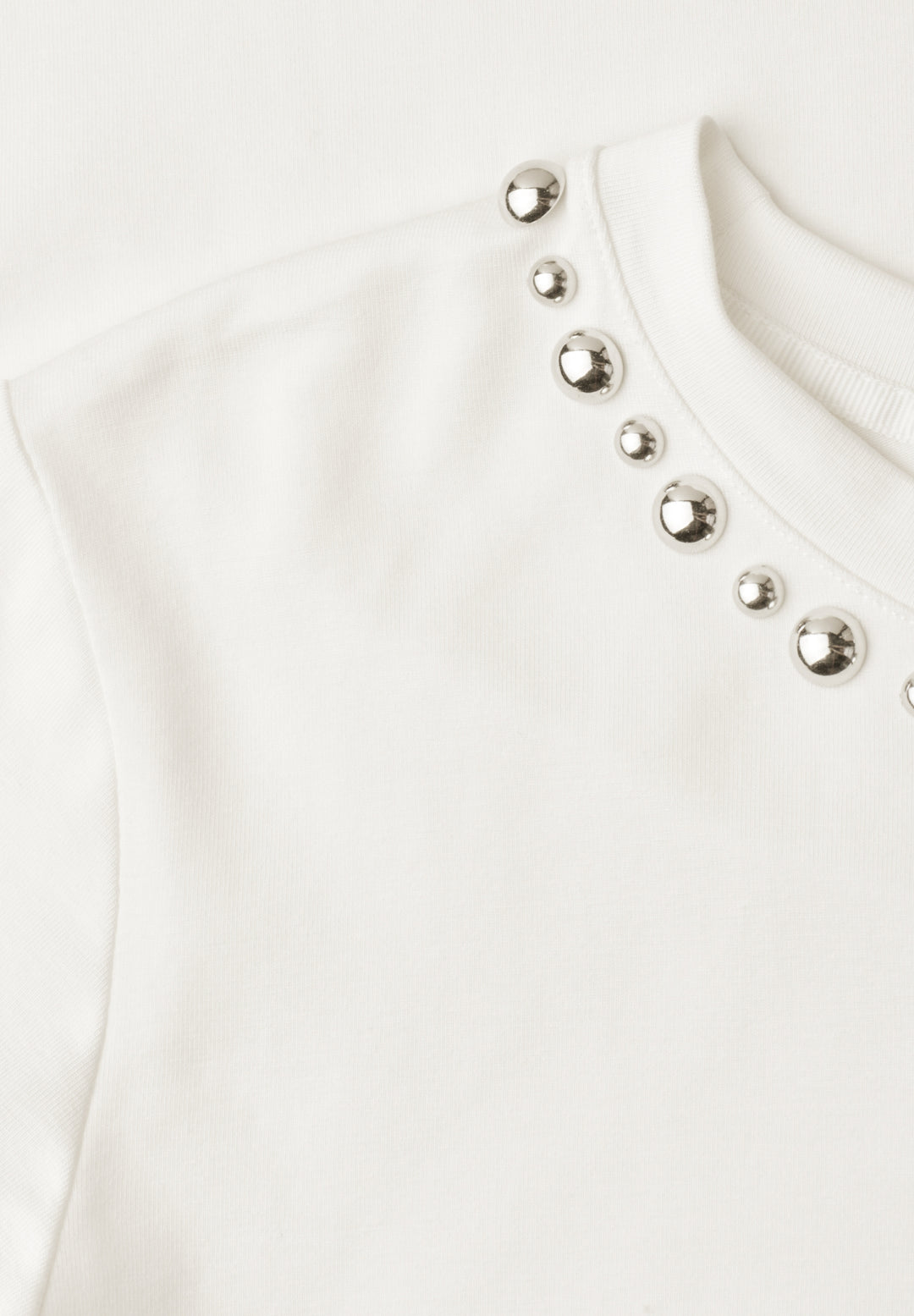 short shirt w.deco neck, off white 10108 Bild 2