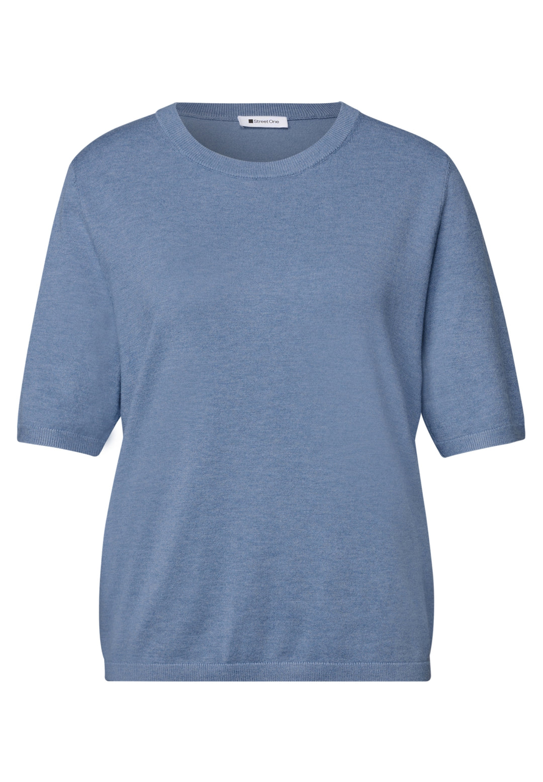 short sleeve sweater, northern blue mel. 17934 Bild 1