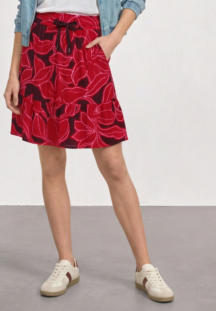 Skirt Volant_AOP, salsa red 37504 Bild 3