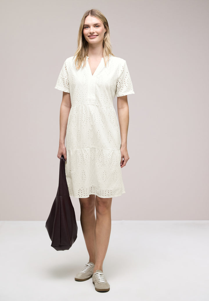 SOL_shiffley Tunic Dress solid, off white 10108 Bild 3