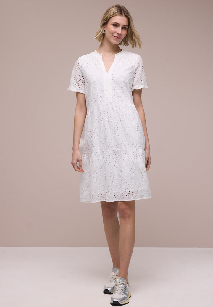 SOL_shiffley Tunic Dress solid, off white 10108 Bild 3