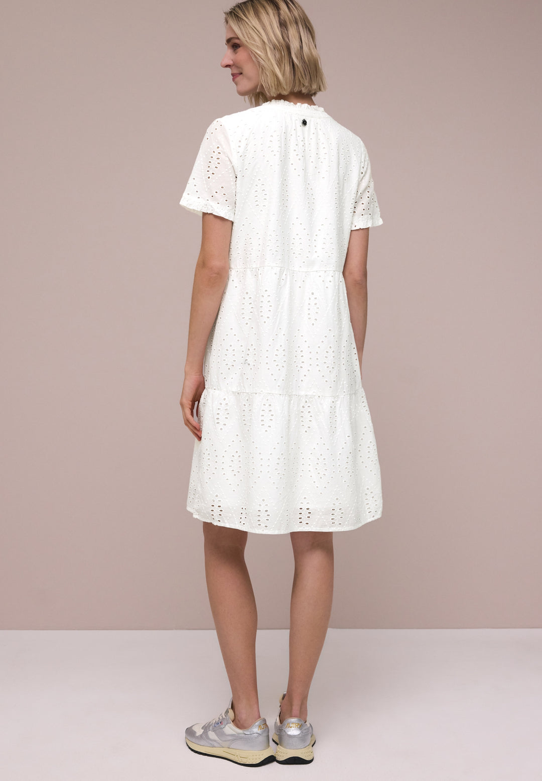 SOL_shiffley Tunic Dress solid, off white 10108 Bild 4