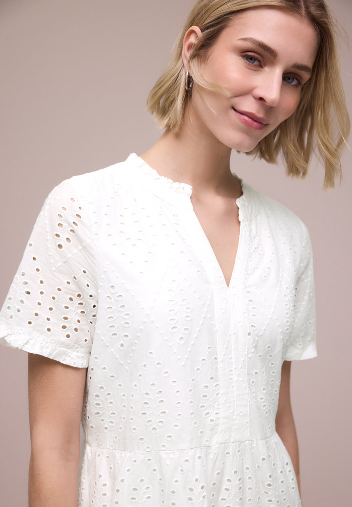 SOL_shiffley Tunic Dress solid, off white 10108 Bild 5
