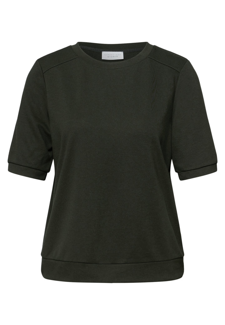 basic interlock shirt, oil green 16303 Bild 1