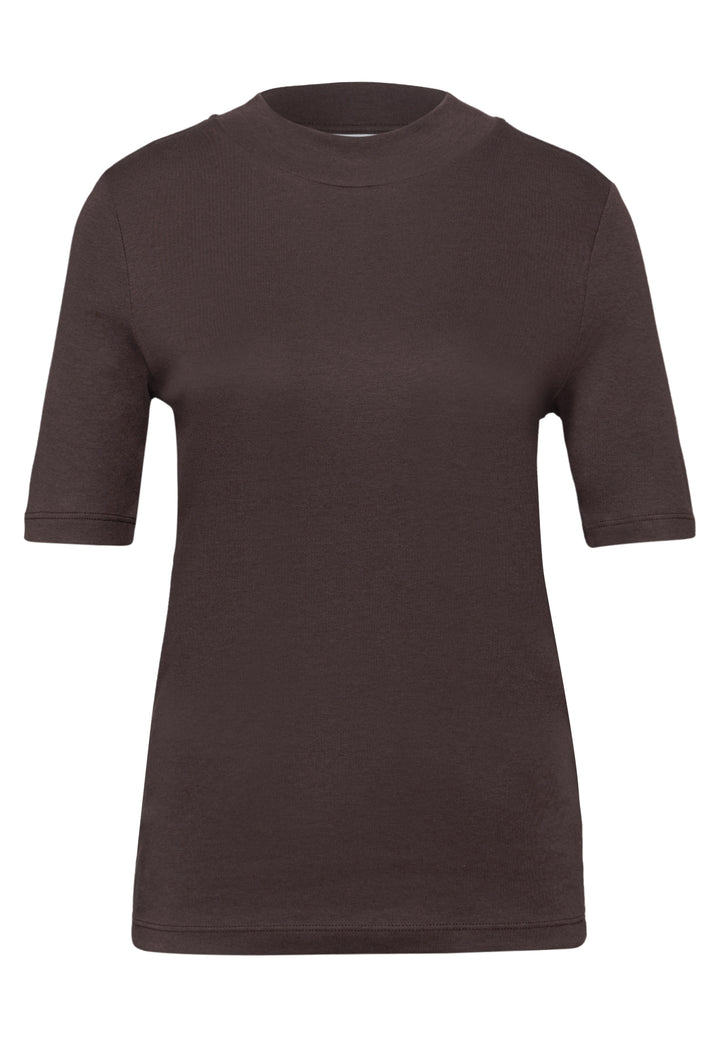 basic turtle neck shirt, plummy brown 16528 Bild 1