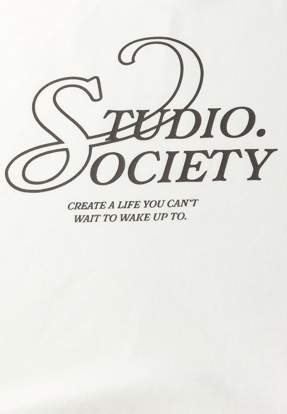 basic wording print shirt, off white 20108 Bild 2