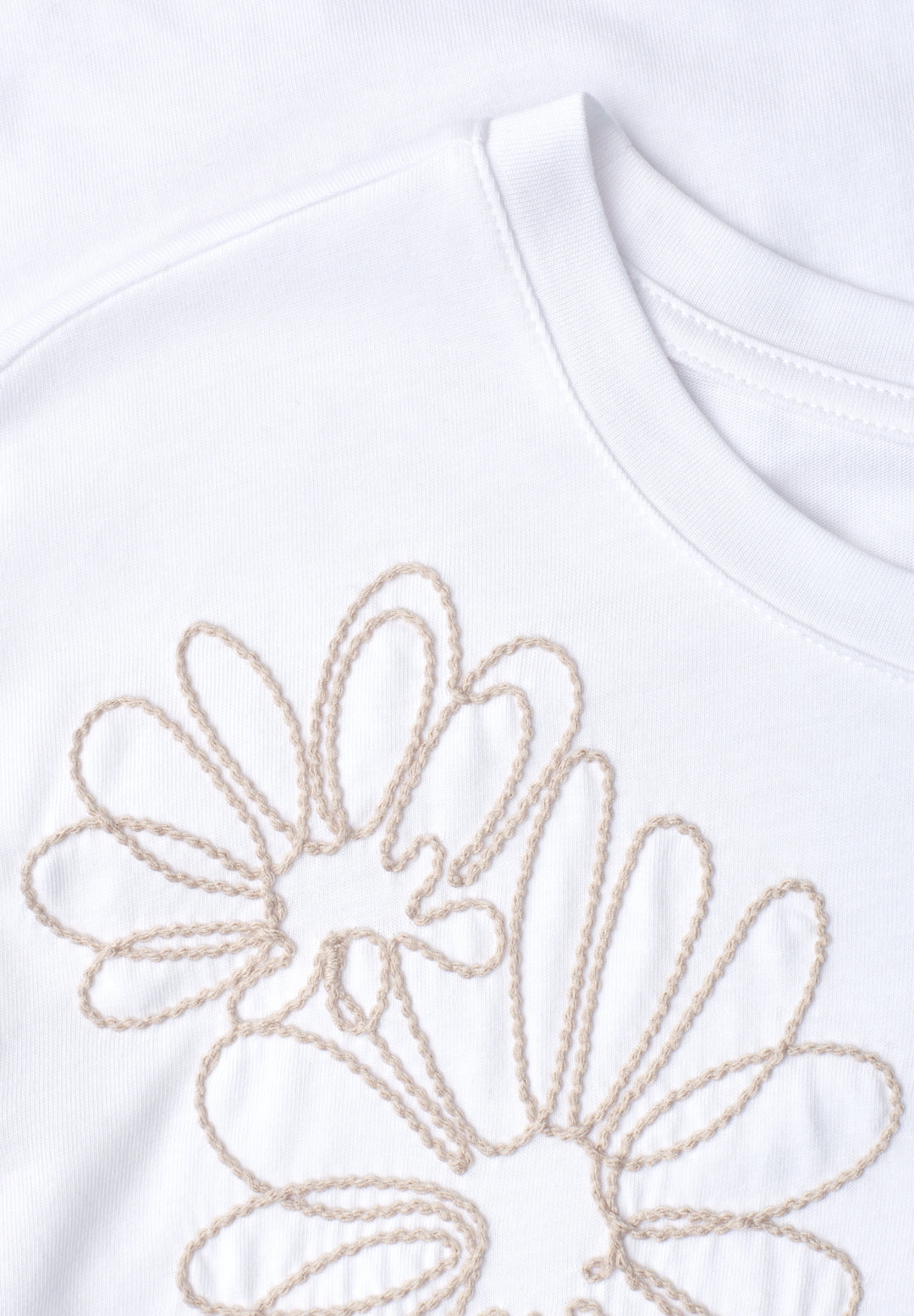 embroidered flower shirt, White 20000 Bild 2