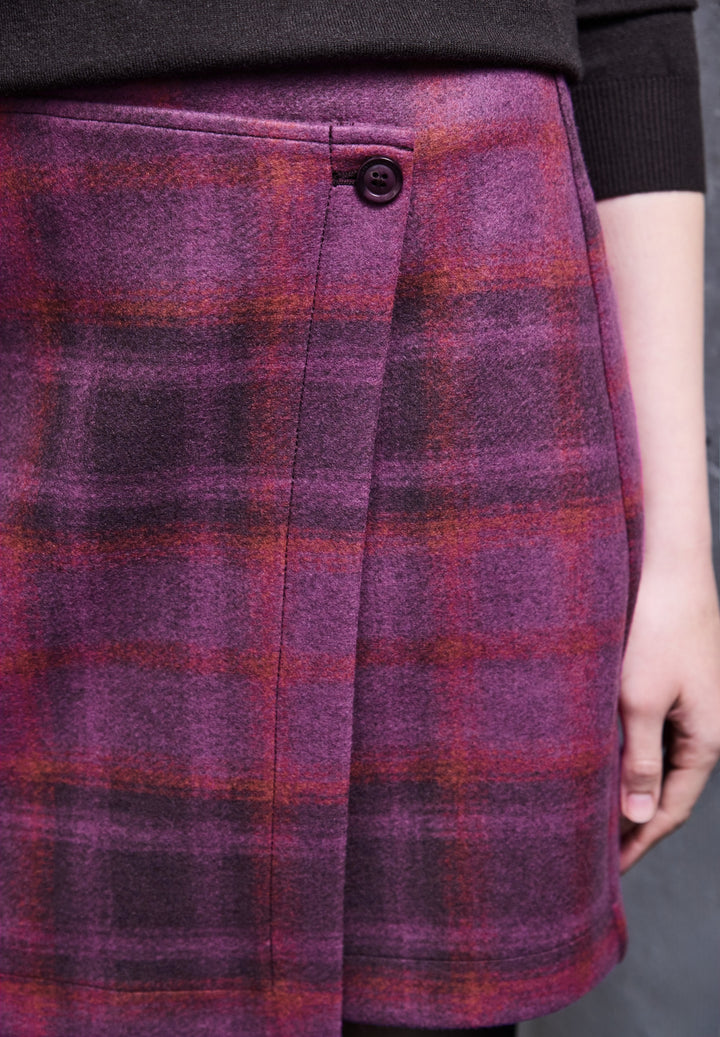 Fake wrap_check, royal plum 37212 Bild 7