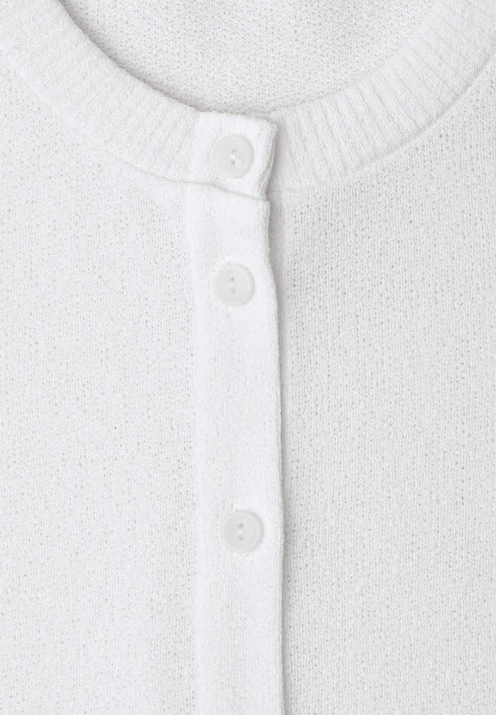 knit look short jacket, off white 10108 Bild 2