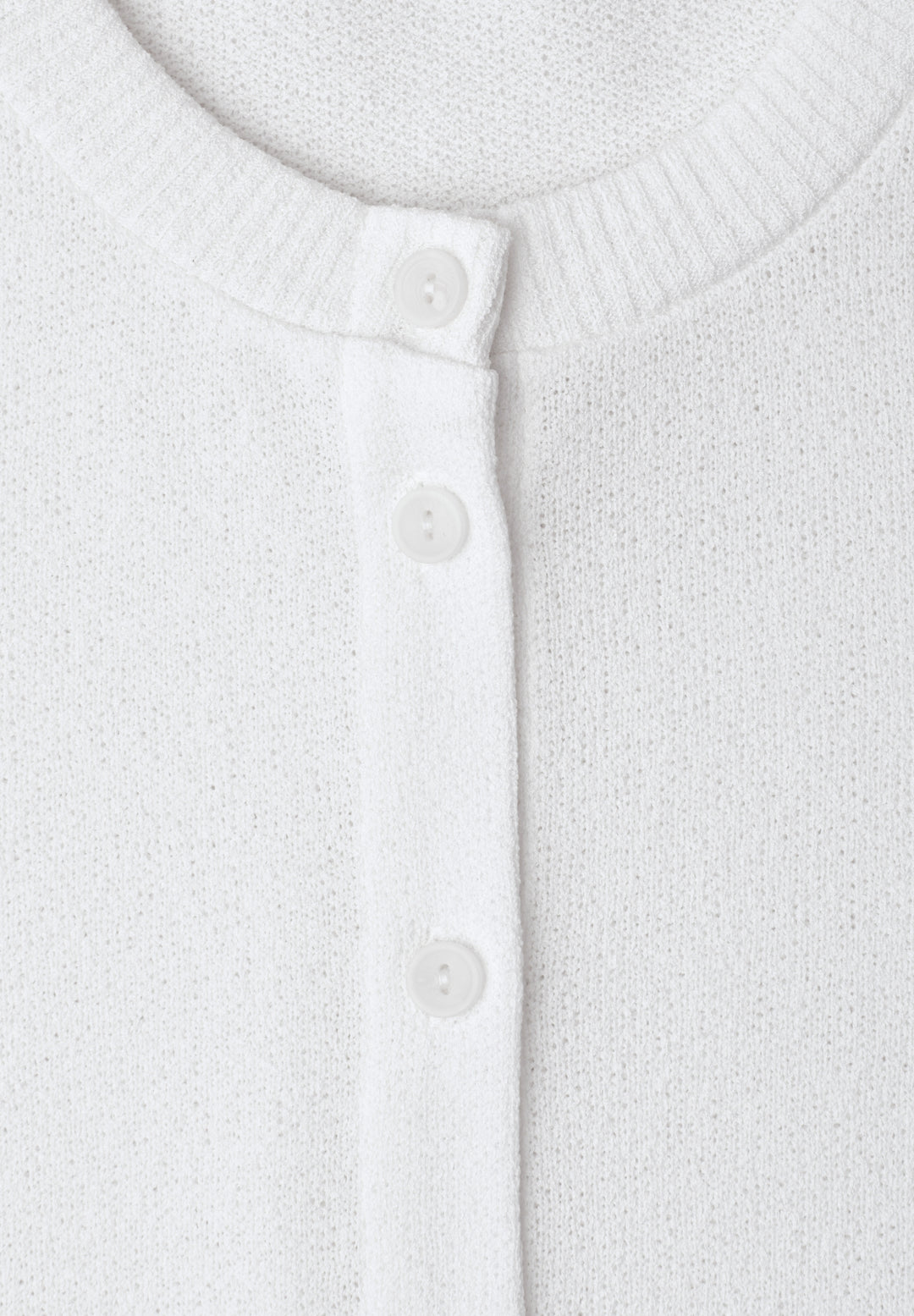 knit look short jacket, off white 10108 Bild 2