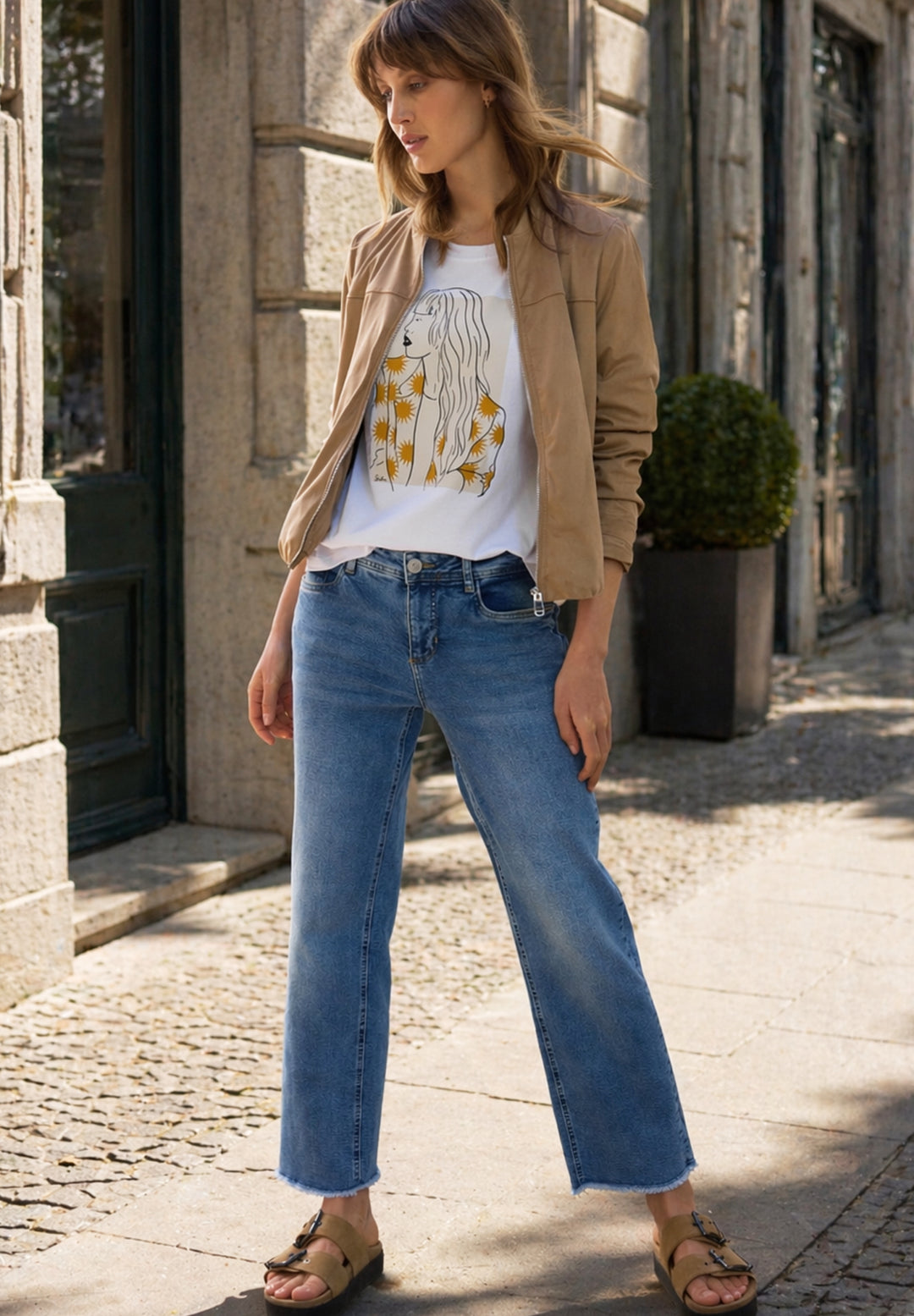 lady print shirt, White 30000 Bild 6