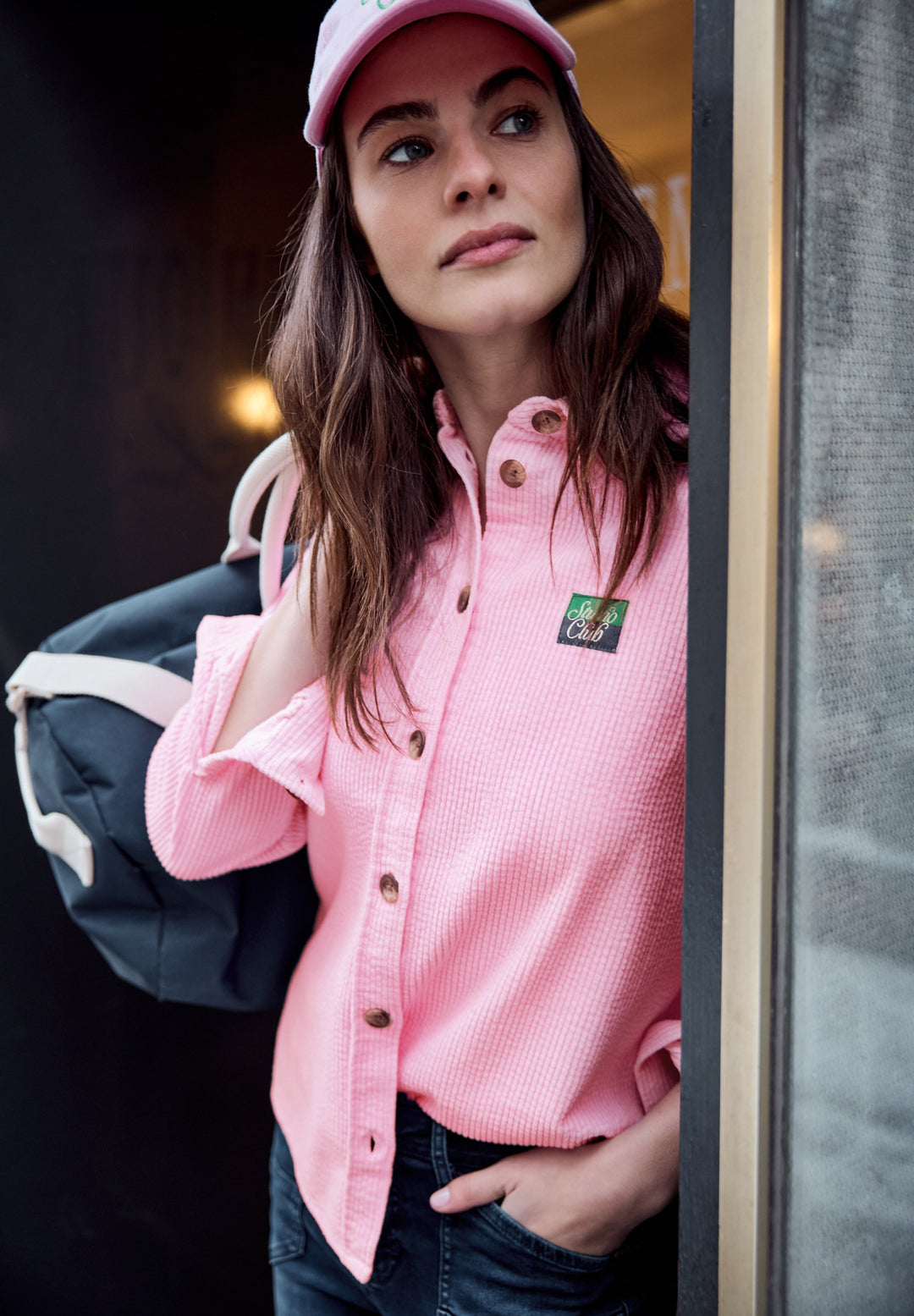 LTD QR Corduroy shirtcollar bl, tulip pink 17379 Bild 3