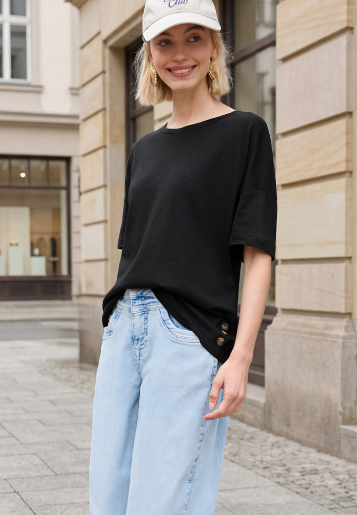 LTD QR_Studio_basic short shir, Black 10001 Bild 3
