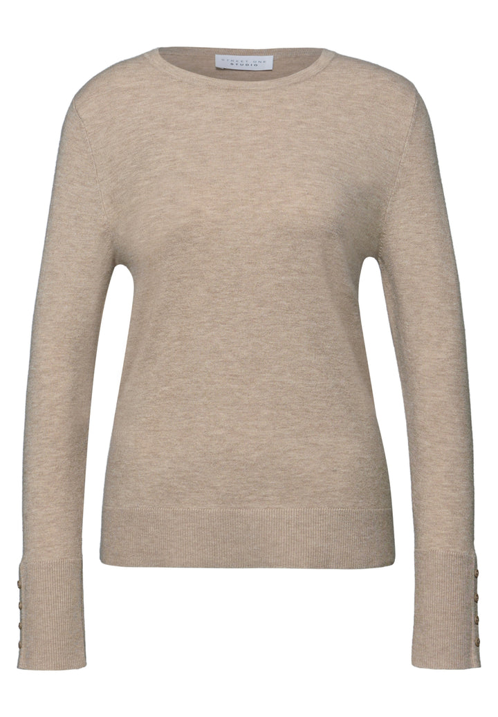 LTD QR Studio_button cuff deta, buffed beige mel. 17271 Bild 1