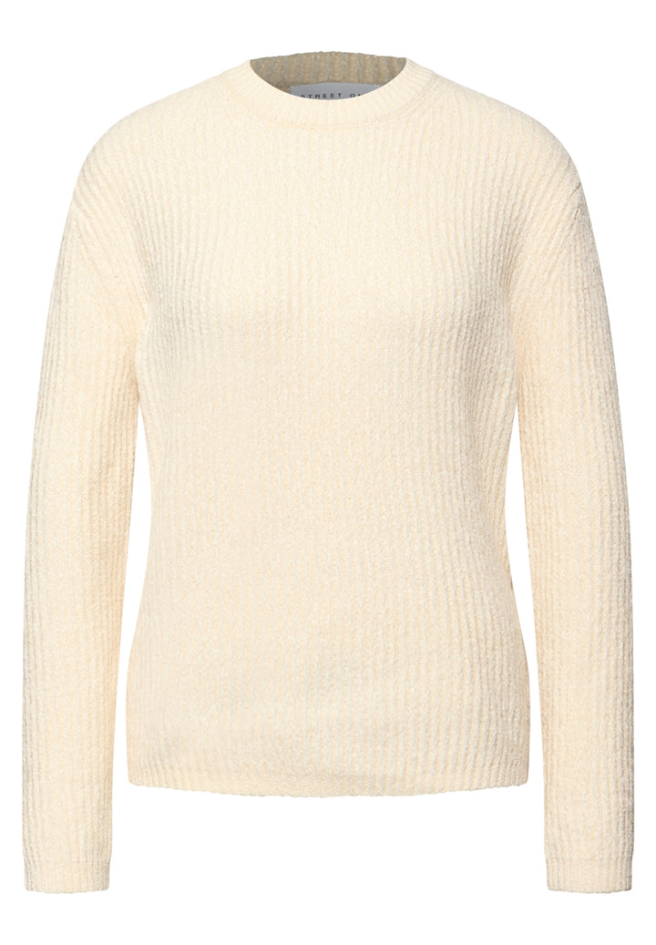 LTD QR Studio_chenille sweater, soft beige 16351 Bild 1