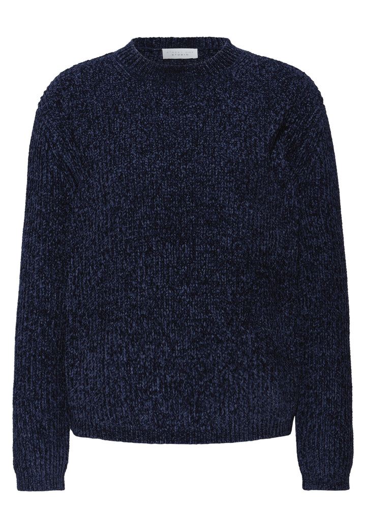 LTD QR Studio_chenille sweater, amethyst night blue 17157 Bild 1