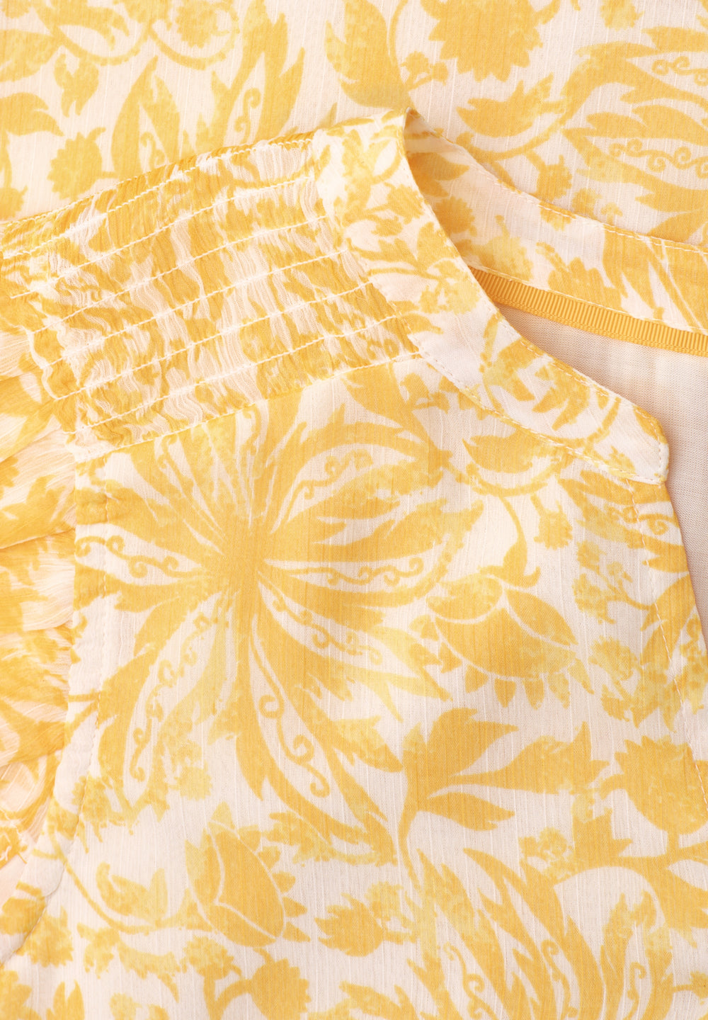LTD QR_ Studio Chiffon top w d, earthy yellow 37844 Bild 2