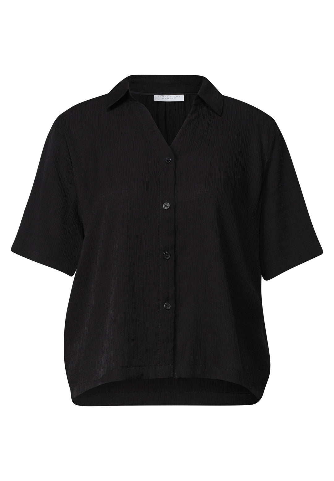 LTD QR_Studio Crinkle buttoned, Black 10001 Bild 1