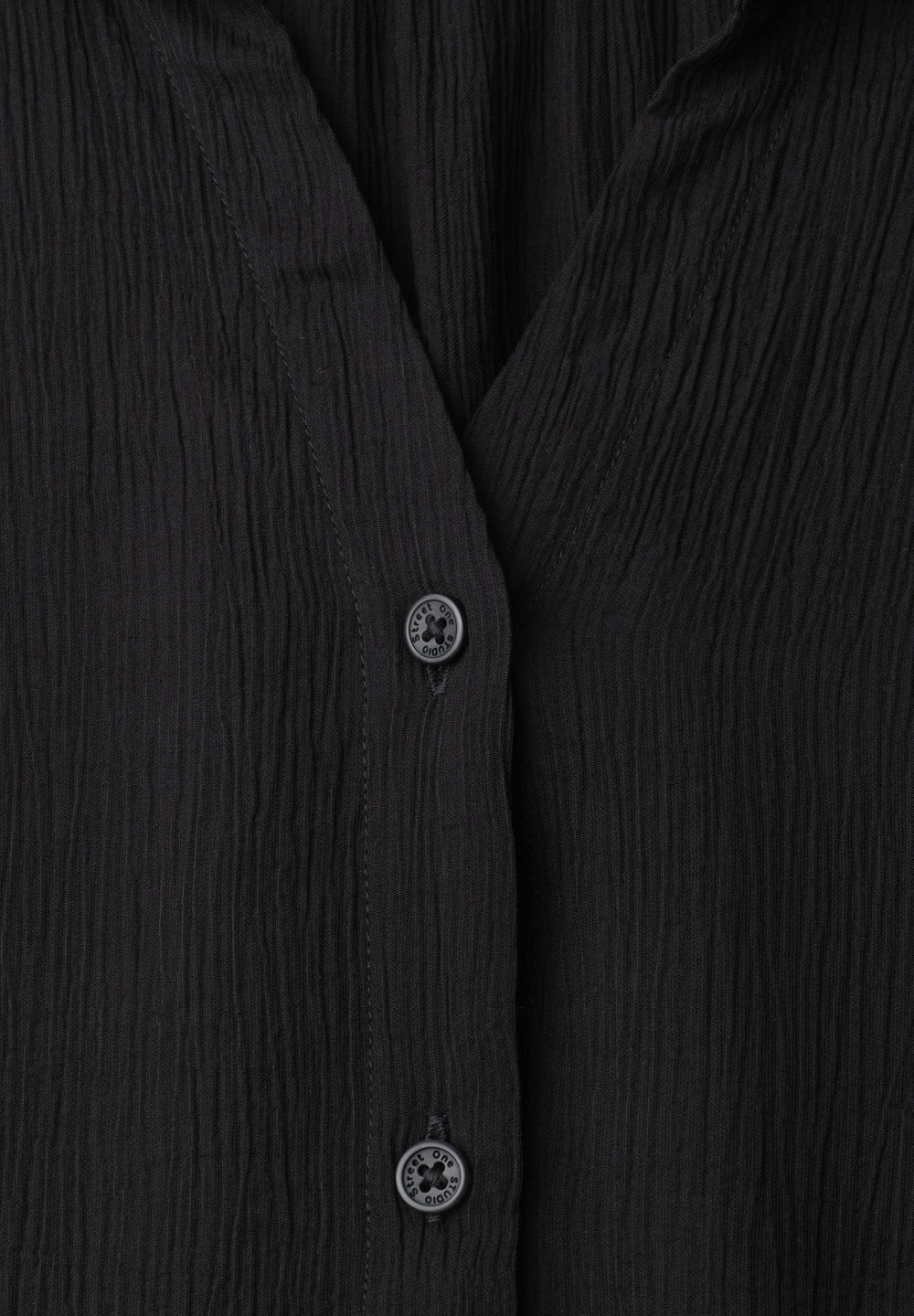 LTD QR_Studio Crinkle buttoned, Black 10001 Bild 2