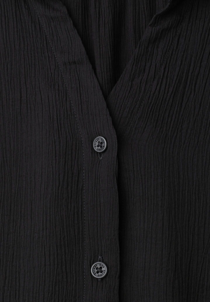 LTD QR_Studio Crinkle buttoned, Black 10001 Bild 2