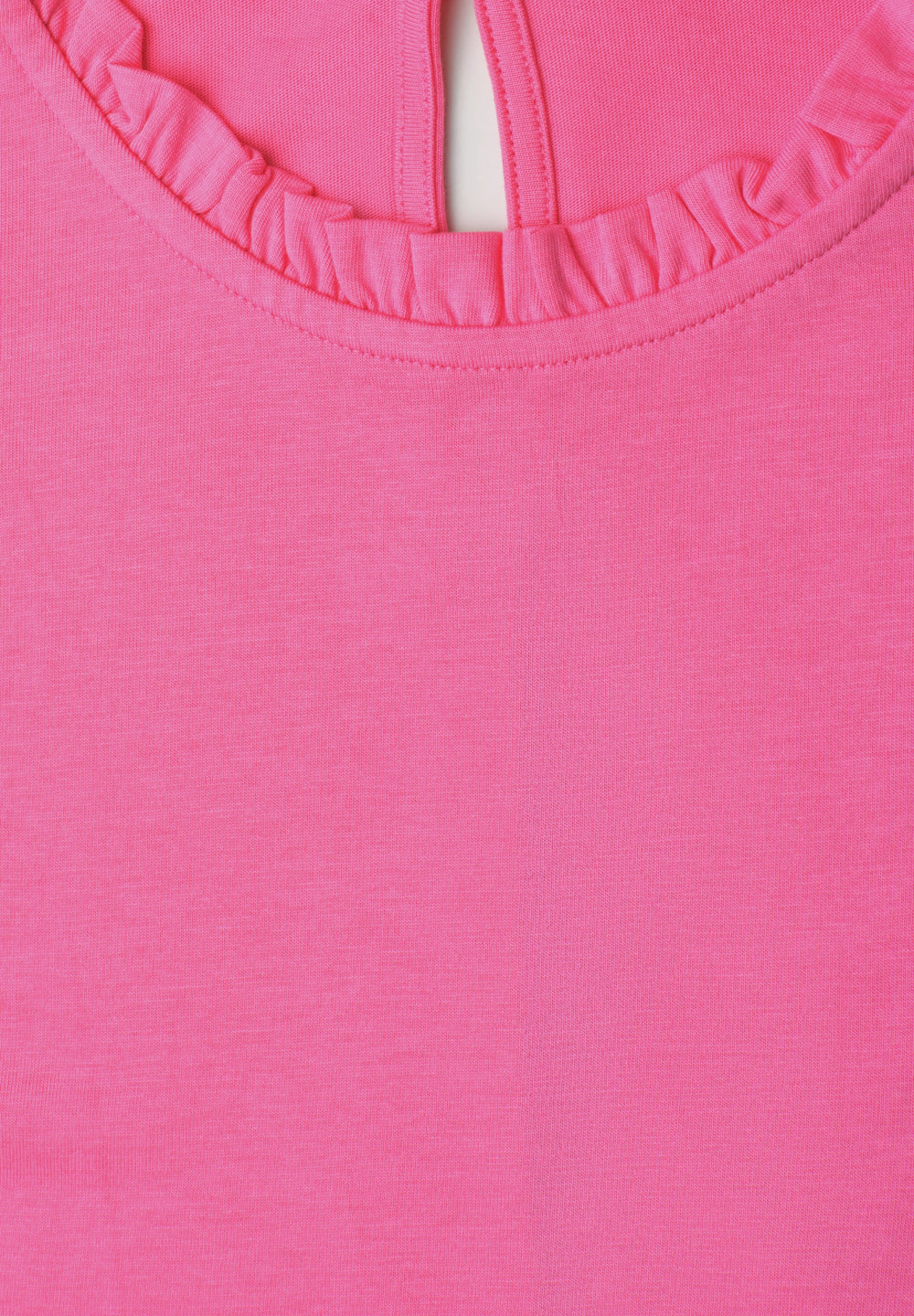 LTD QR Studio_Frill neck top, simply pink 17824 Bild 2