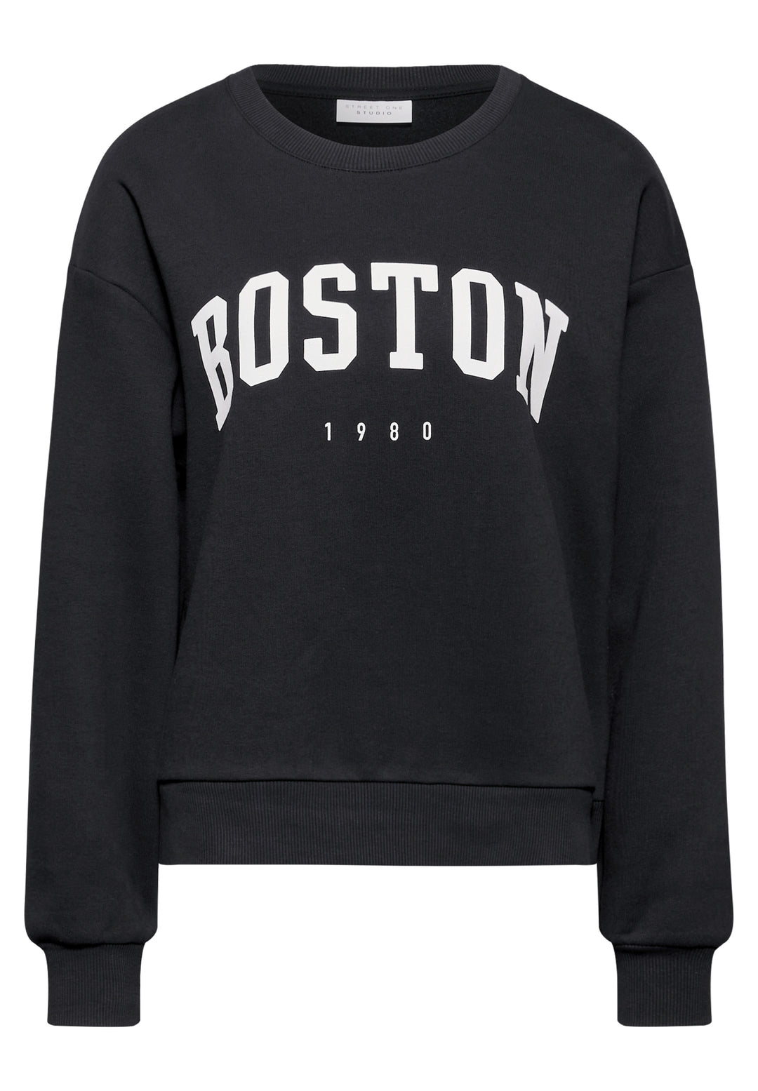 LTD QR Studio Loose Fit Crewne, Black 20001 Bild 1