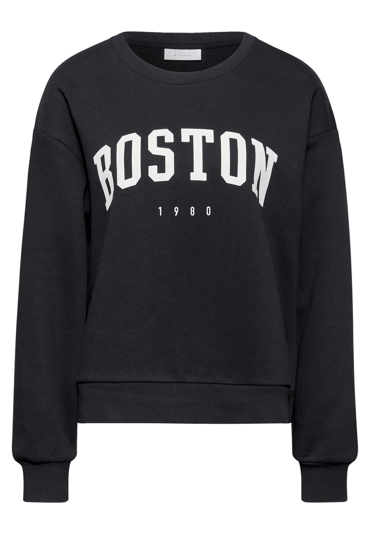 LTD QR Studio Loose Fit Crewne, Black 20001 Bild 1