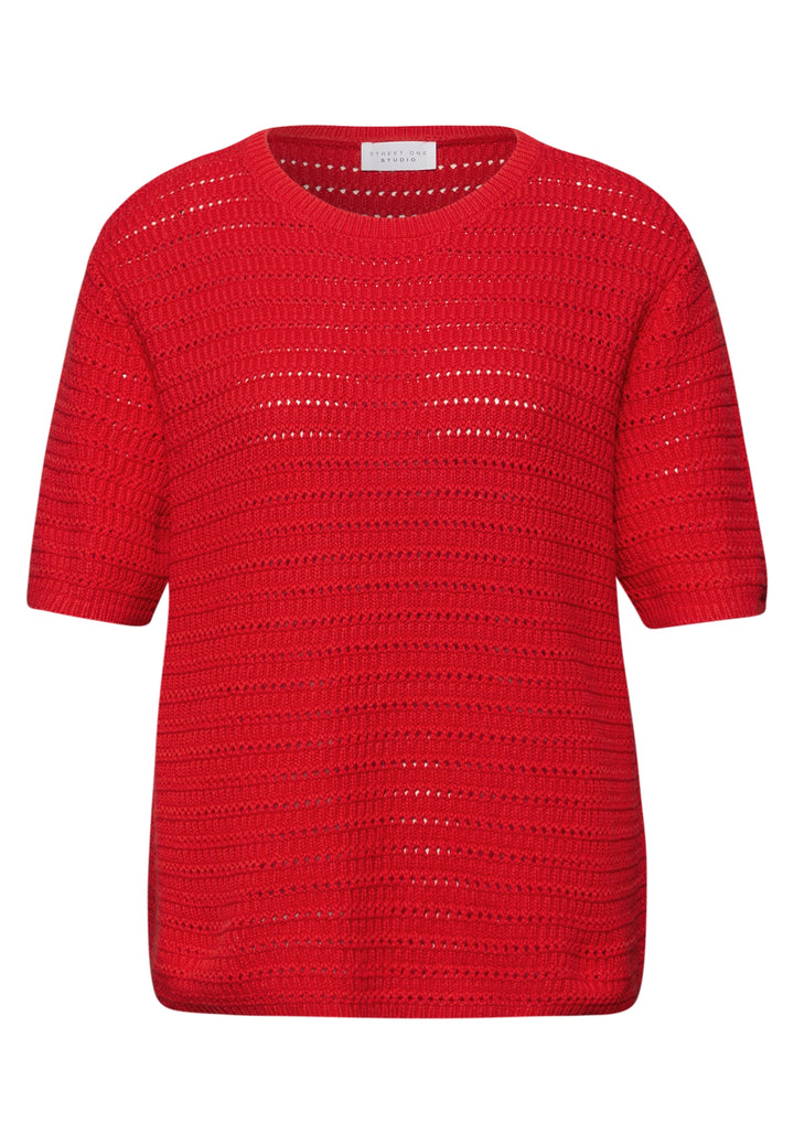 LTD QR Studio_pointelle round, torch red 17415 Bild 1