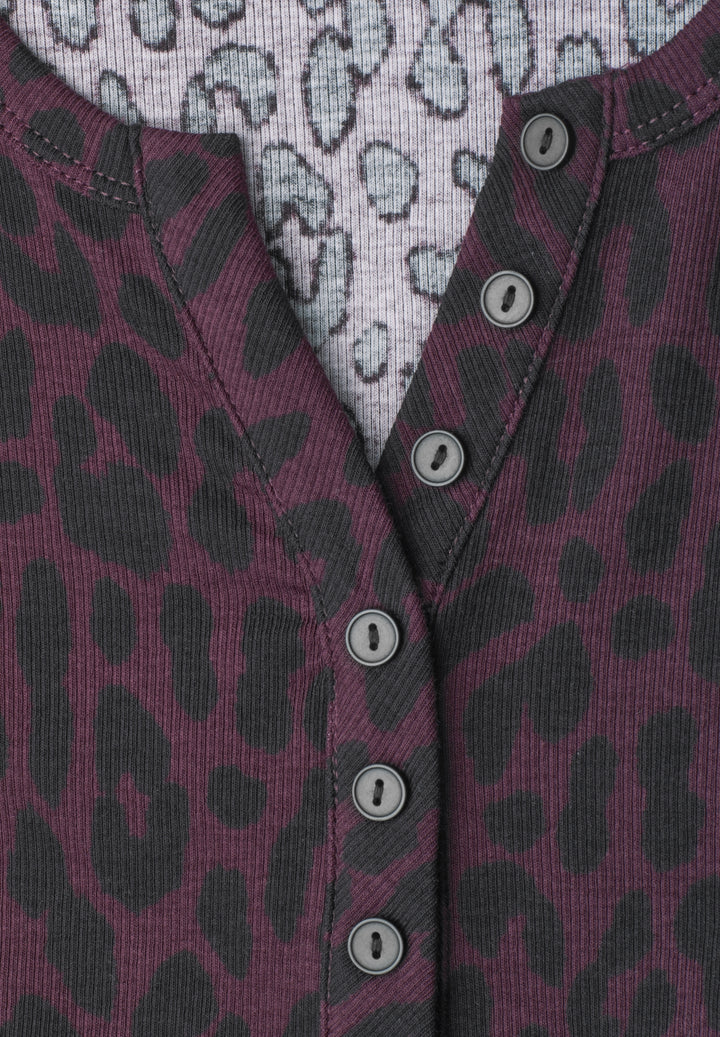 LTD QR Studio_Printed rib shir, very berry 27464 Bild 2